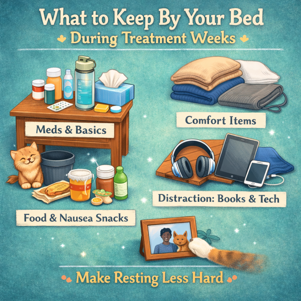 What to Keep by Your Bed During Treatment Weeks