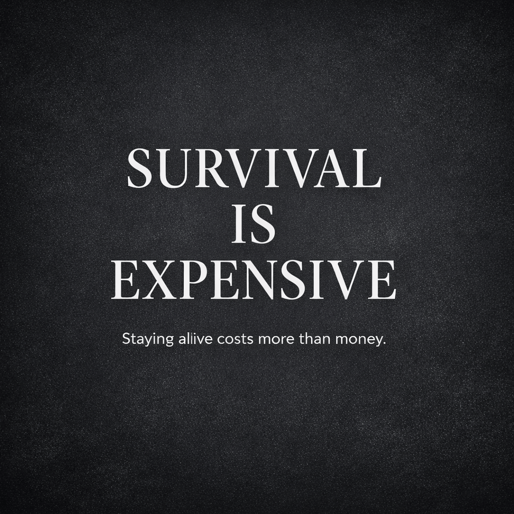 Survival Is Expensive