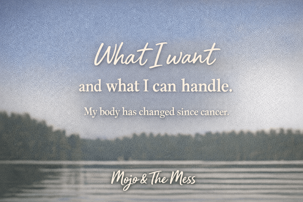 I Can Feel the Difference Between What I Want and What I Can&nbsp;Handle