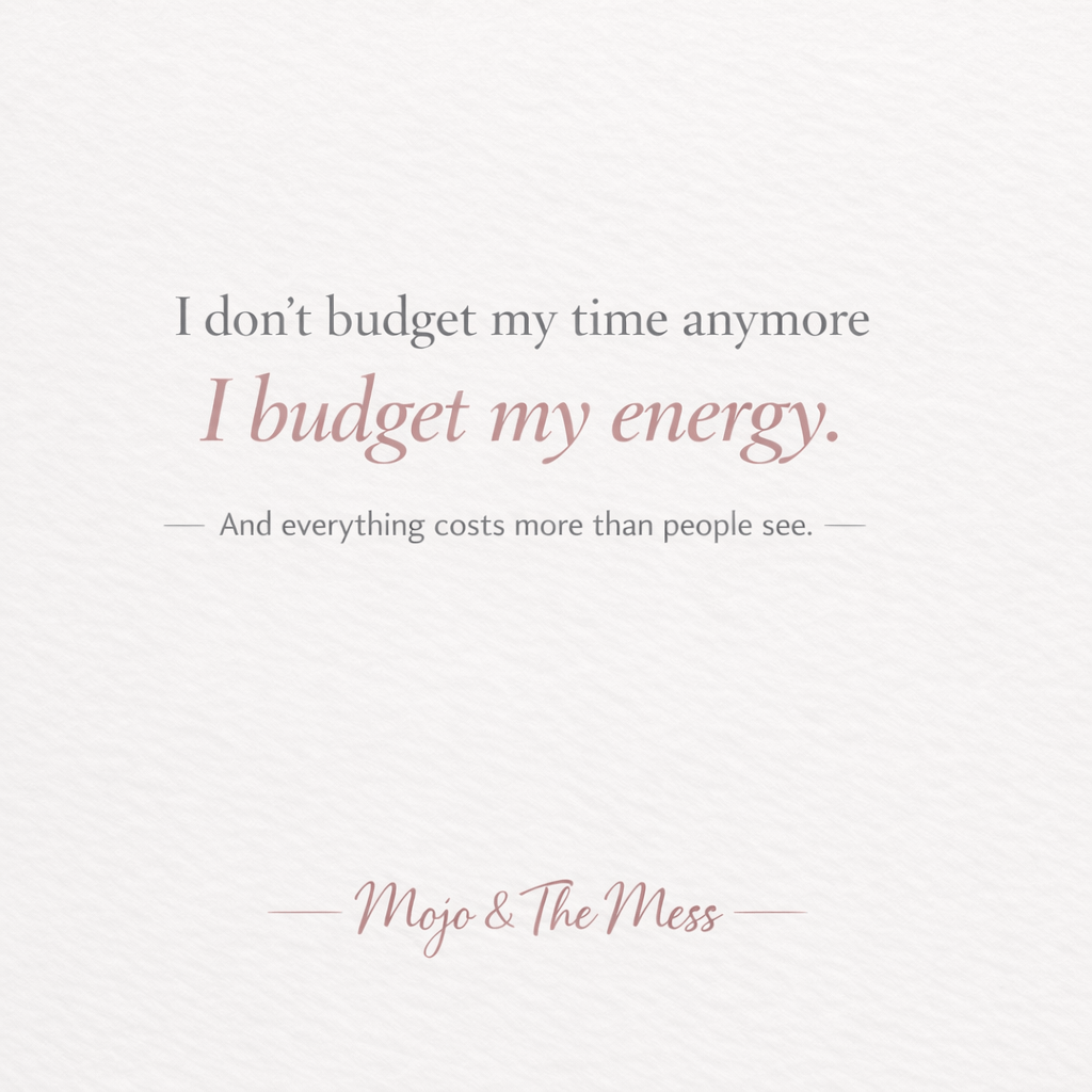 The Way I Budget My&nbsp;Energy
