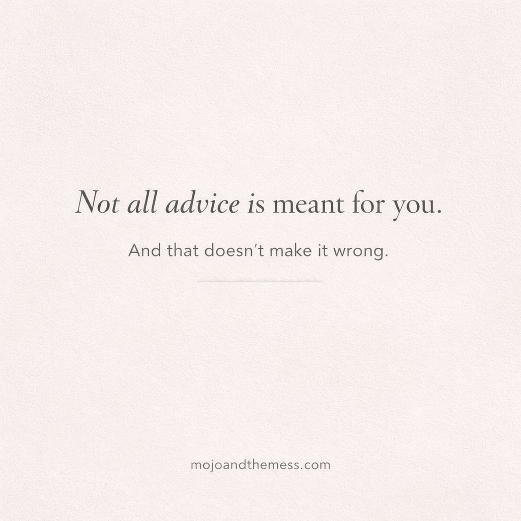 Not All Advice Is Meant for&nbsp;You