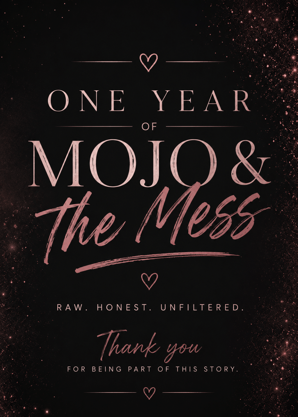 One Year of Mojo & The&nbsp;Mess